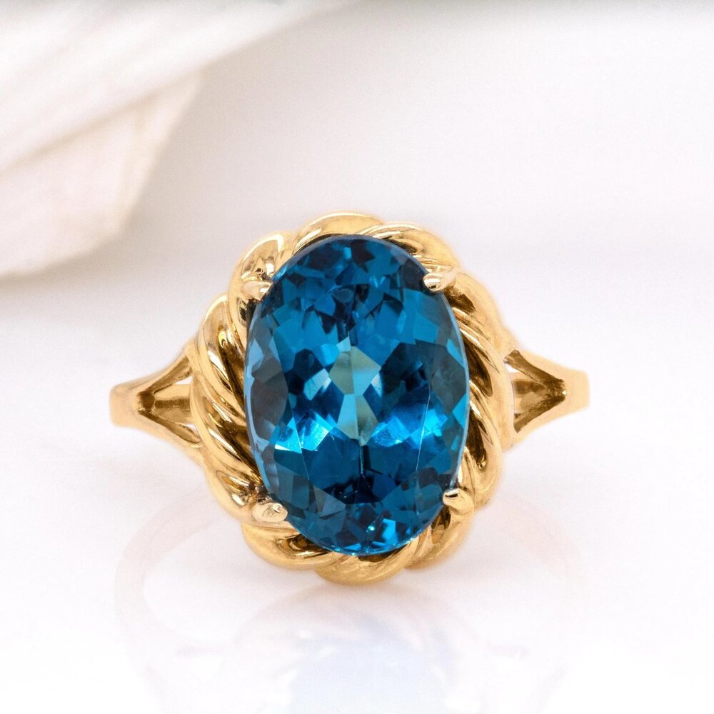 London Blue Topaz Loose Gemstone | 5x3mm - 12x10mm Oval Shape - Picture 9 of 12